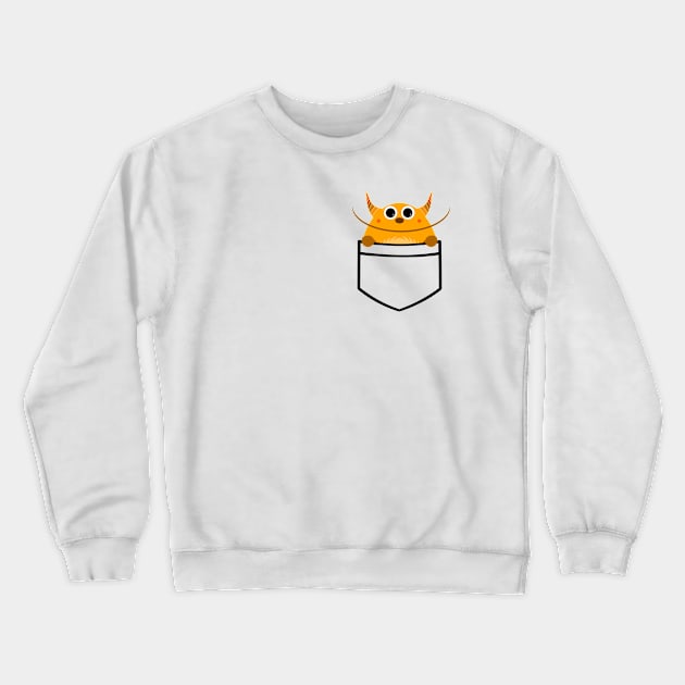 Cute Pocket Monster Crewneck Sweatshirt by This Cute Eel